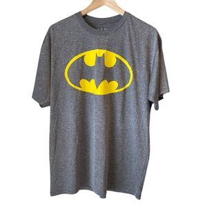 Batman Basic Logo Graphic T-Shirt 100% Polyester Size Large